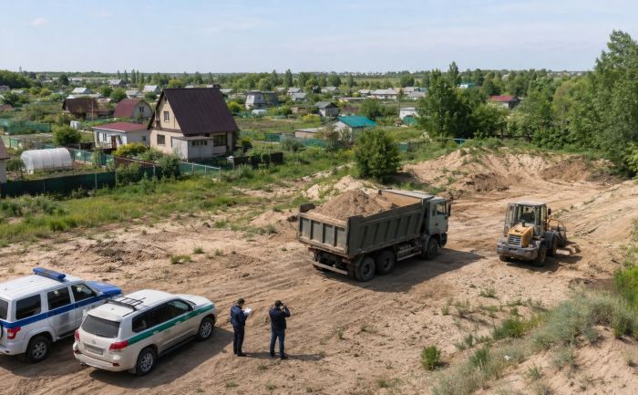 Незаконную добычу песка остановили в Павлодаре