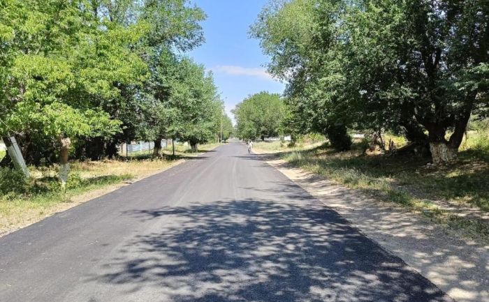 Асфальтовое покрытие впервые появилось на 66,5 км улиц в селах Алматинской области