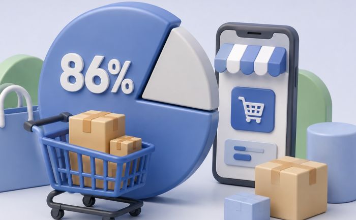 На маркетплейсы приходится 86% всей розничной электронной торговли
