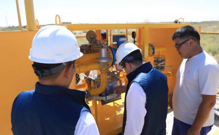 Ещё одно село Туркестанской области подключили к природному газу