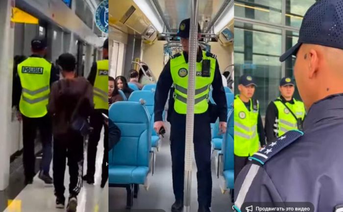 Транспортная полиция обеспечивает безопасность на объектах LRT в Астане