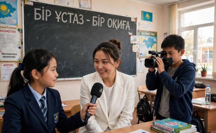 Городской челлендж «Один учитель - одна история» запустили в Астане
