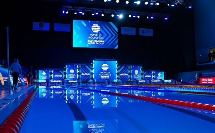 Церемония открытия финального этапа Кубка мира по плаванию прошла в Астане