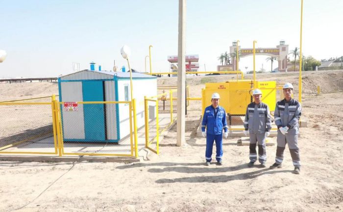 В Сарыагашском районе Туркестанской области к газу подключили 248 новых абонентов