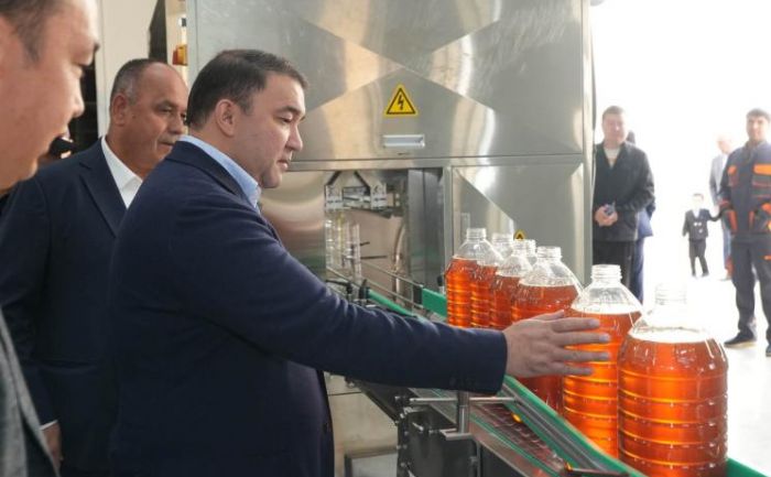 В Туркестанской области за 1,5 млрд тенге построили завод по переработке хлопкового масла