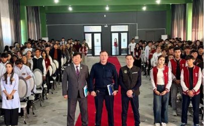 Школьникам Туркестанской области объяснили, как действовать при террористической угрозе