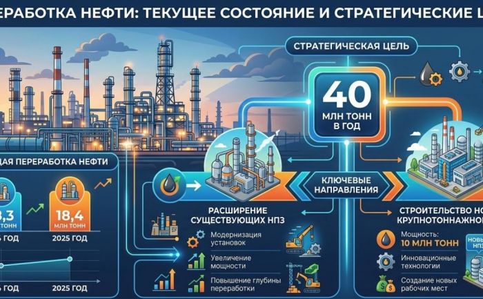 Казахстан усиливает развитие нефтепереработки
