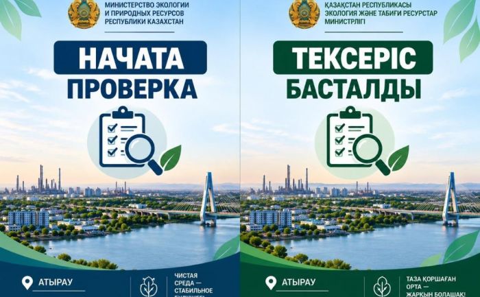 Минэкологии начало внеплановую проверку из-за качества воздуха в Атырау