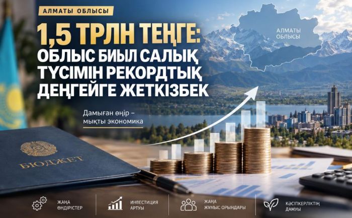 В Алматинской области рассчитывают установить рекорд по налогам